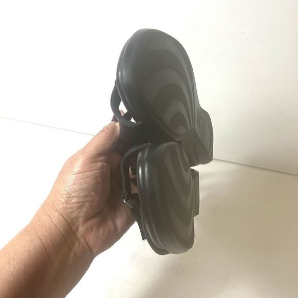 SAS Tripad Comfort Sandals Black Leather Womens Sz 7 W Comfort Casual Sling Back - Picture 6 of 10